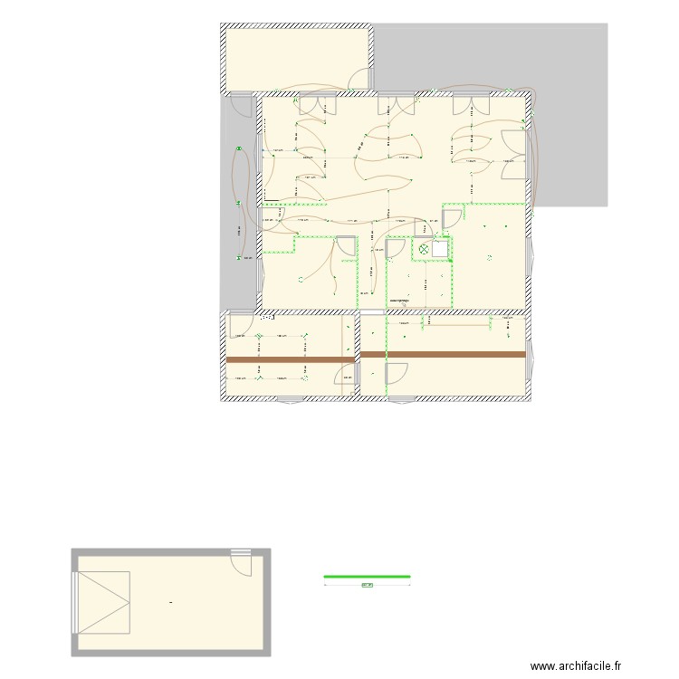 cotation plaquiste. Plan de 0 pièce et 0 m2