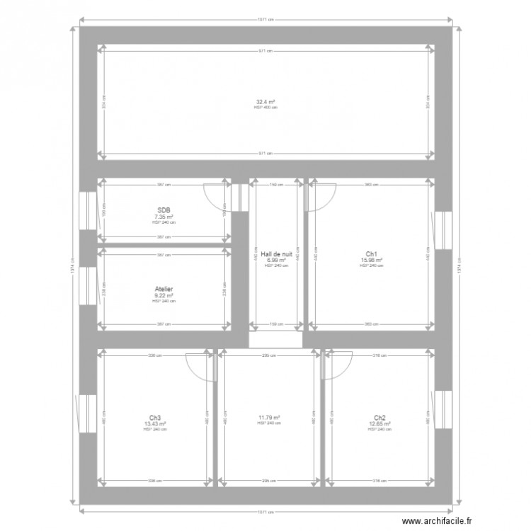 plan Gerpines projet chauffage. Plan de 0 pièce et 0 m2