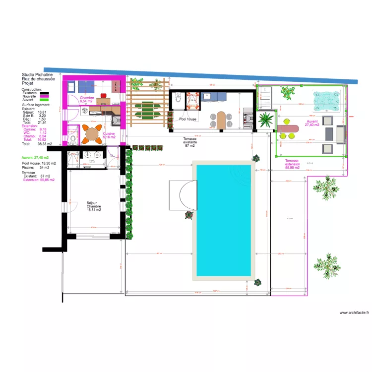 Studio Picholine Projet cuisine 0717 PC 2. Plan de 