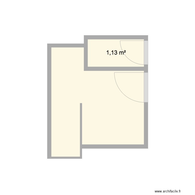 salle de bain etage . Plan de 0 pièce et 0 m2