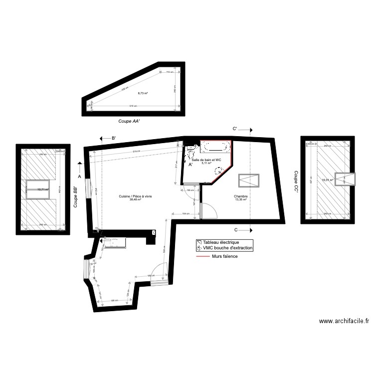 WEBER APPART 2. Plan de 0 pièce et 0 m2