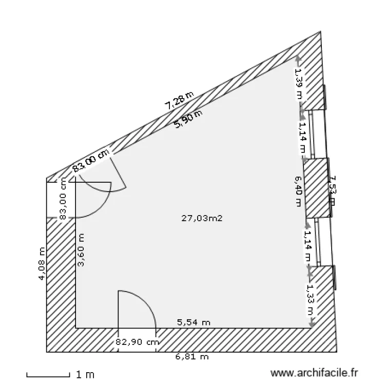 Chambre 1 Ray. Plan de Chambre 1 Ray. Plan de