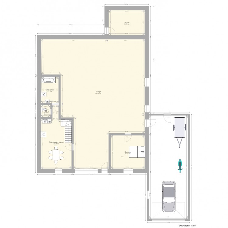 Ferme 4. Plan de 0 pièce et 0 m2