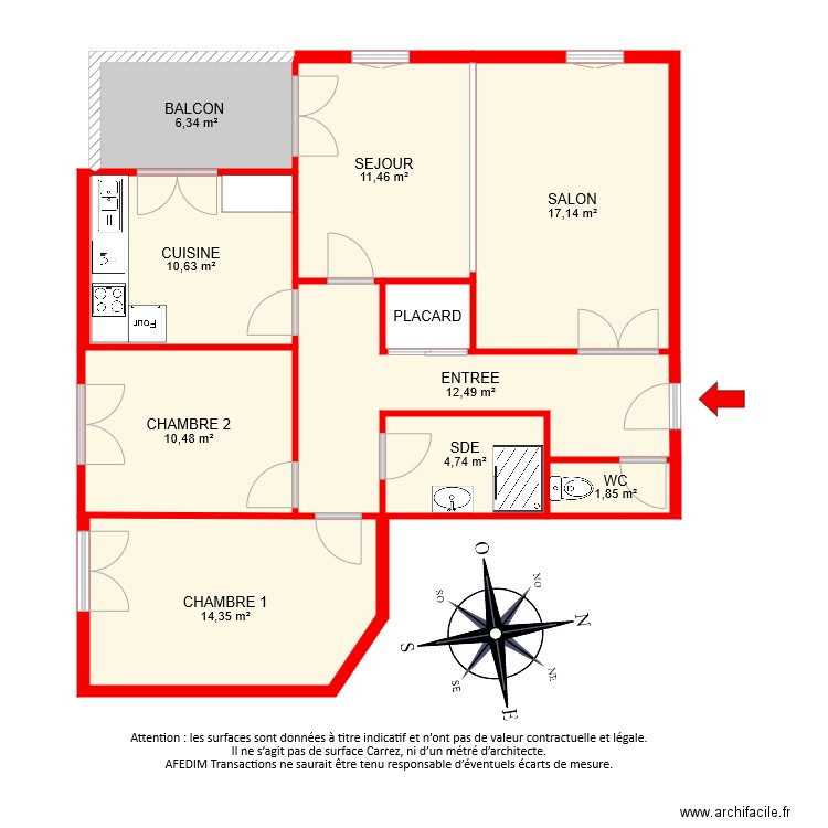 BI 6597. Plan de 0 pièce et 0 m2