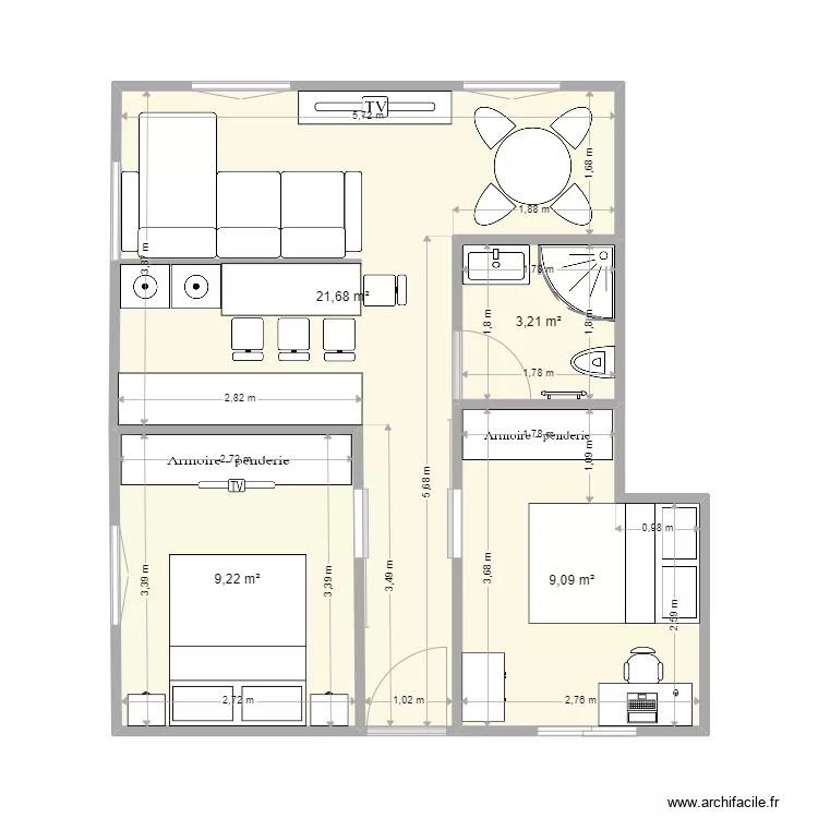momo n&deg;2 version 2. Plan de 