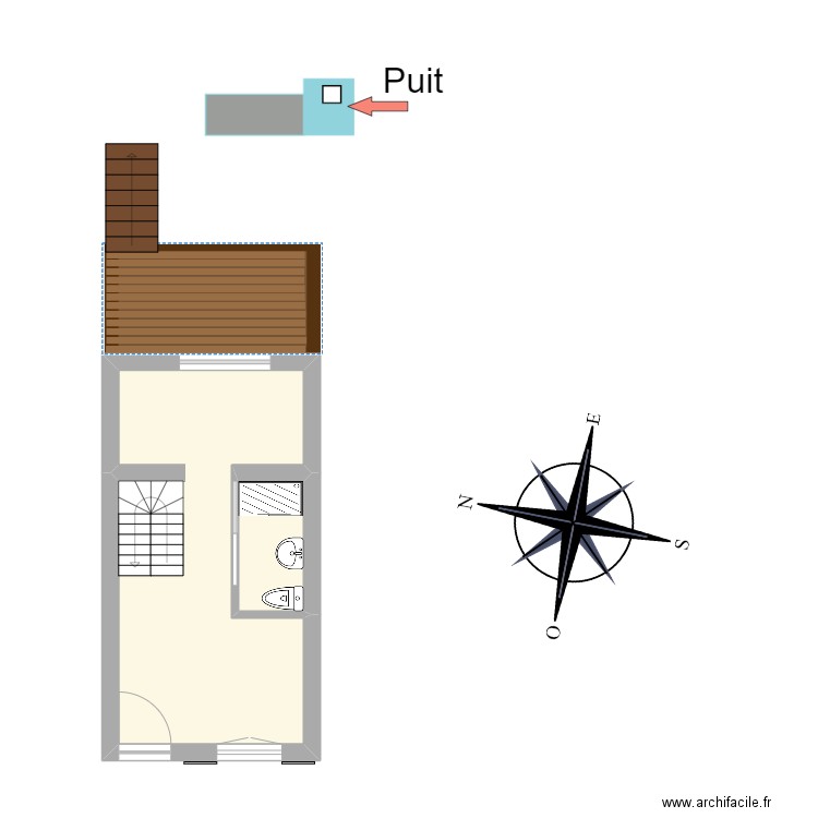 22 Blv de la Tour_ Rez de chaussée. Plan de 0 pièce et 0 m2