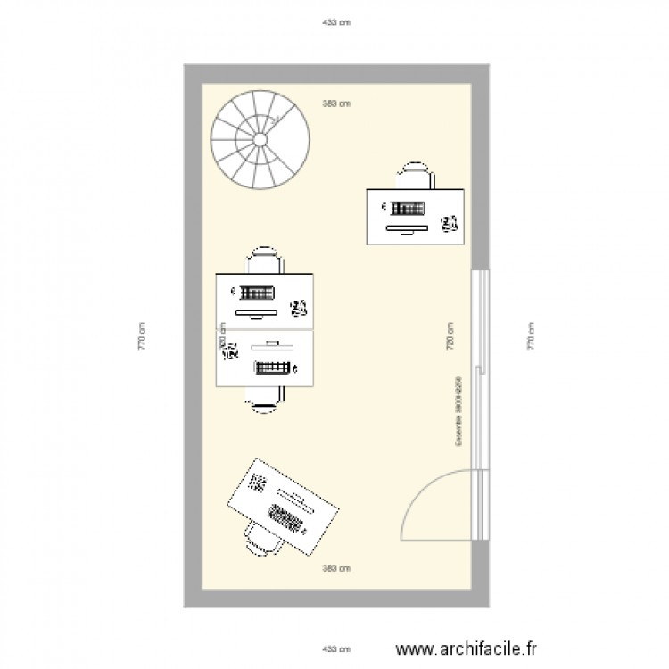 FR h2c carrieres. Plan de 0 pièce et 0 m2