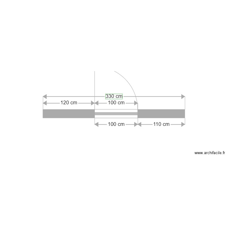 Façade EST FRED. Plan de 0 pièce et 0 m2