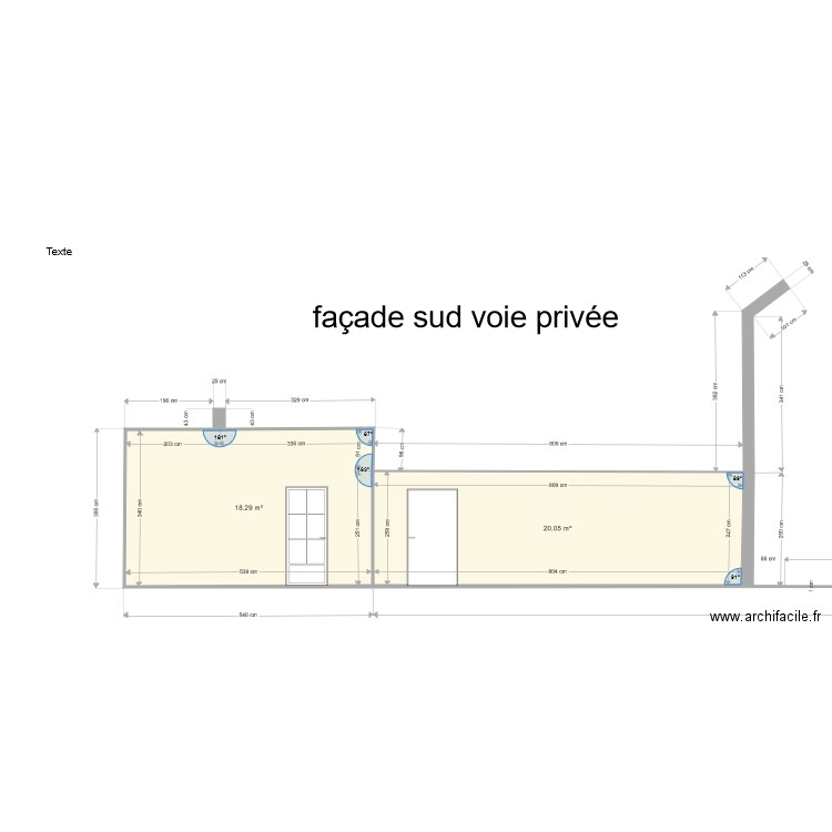 MAIRIE facade sud coté voie privée 20200120. Plan de 0 pièce et 0 m2