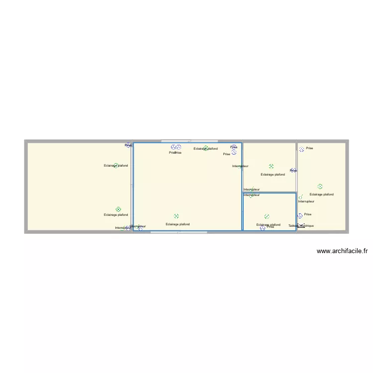 Coque + habitation elec. Plan de 