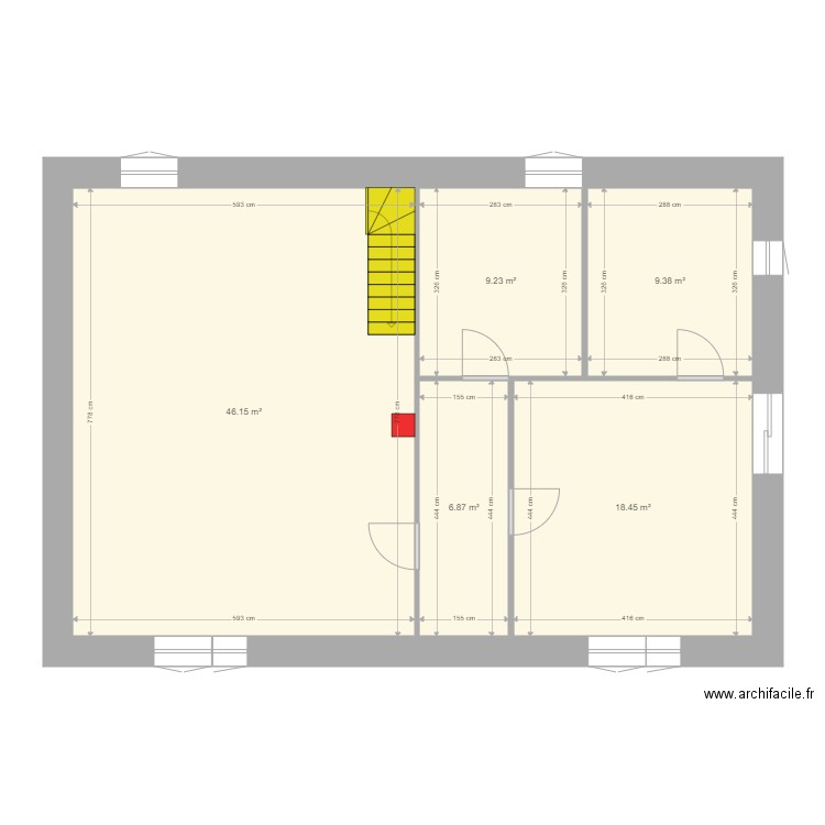 ETAGE CHEZ NOUS. Plan de 0 pièce et 0 m2