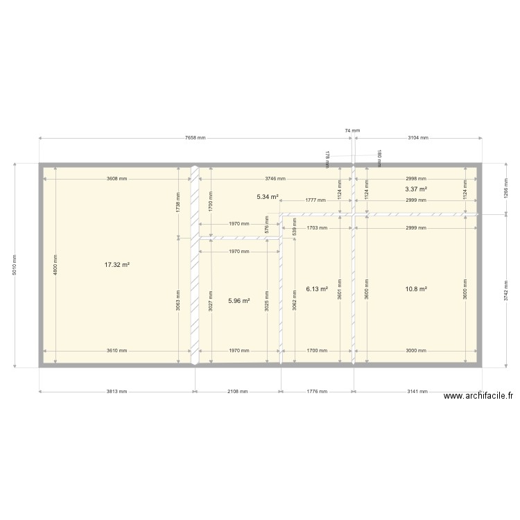 Suite Parentale . Plan de 0 pièce et 0 m2