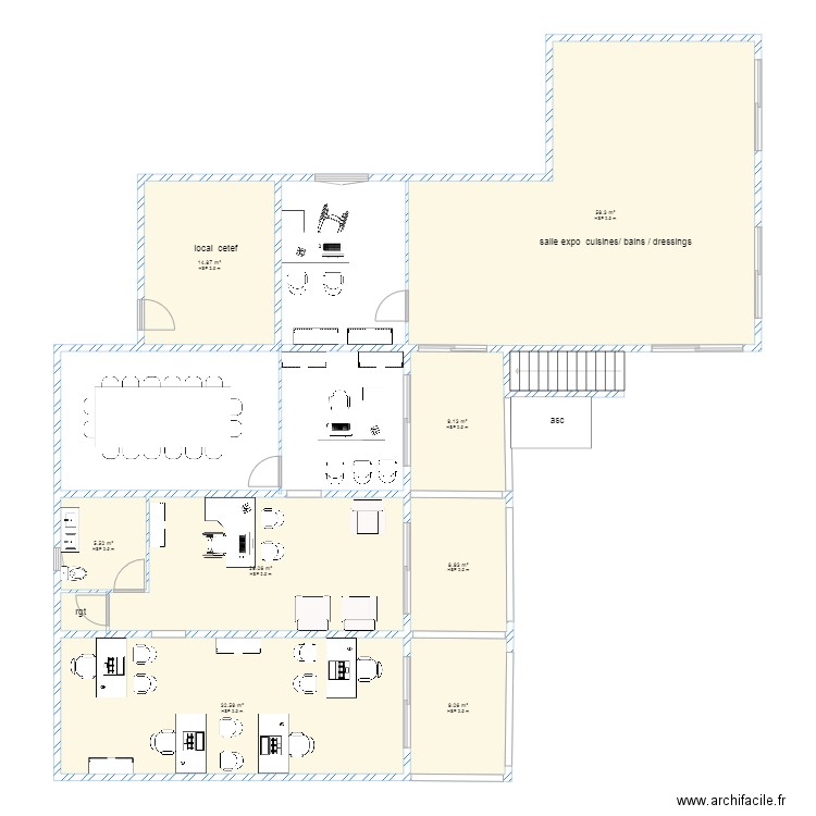 bureaux jeanbette. Plan de 0 pièce et 0 m2