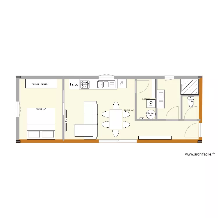 Appart paul. Plan de Appart paul. Plan de