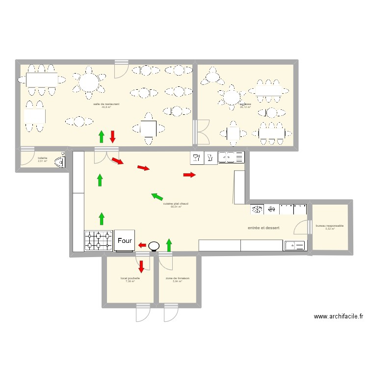 enzosampino. Plan de 7 pièces et 160 m2