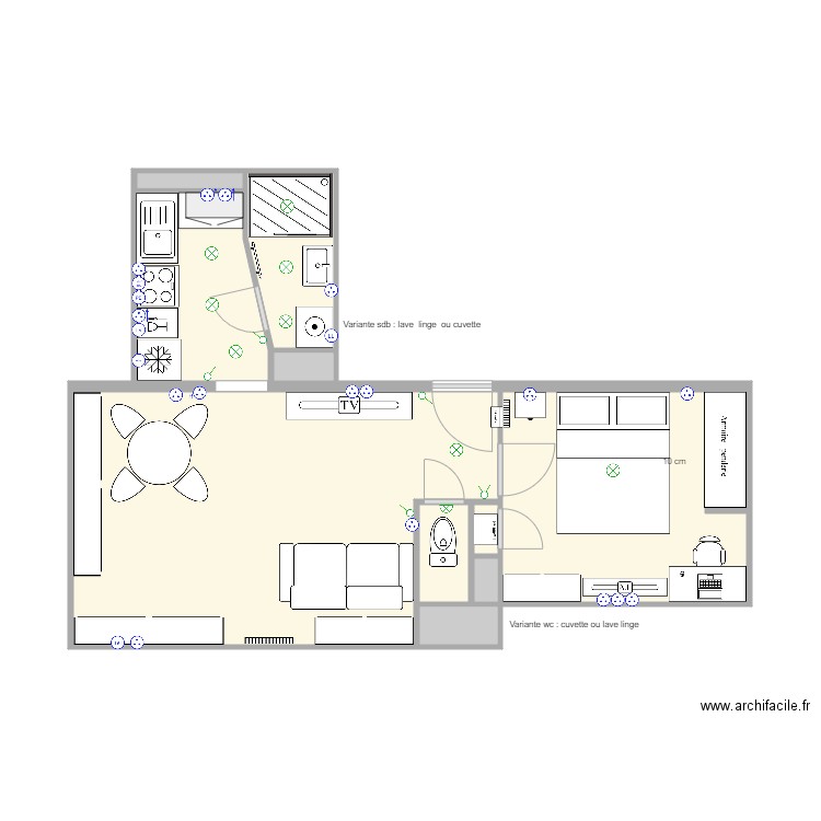 PLAN MAI DINH V1 ELECT. Plan de 0 pièce et 0 m2