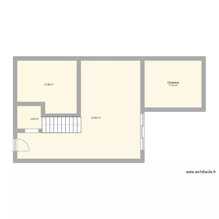 Plan maison. Plan de 4 et 61 m² Plan maison. Plan de 4 et 61 m²