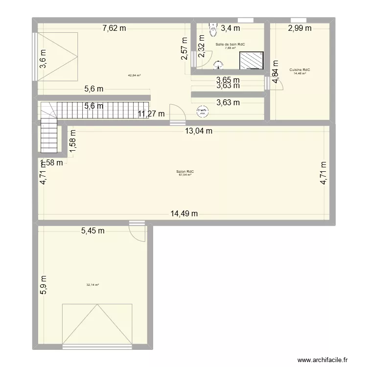 Casa Chaves 2 Etages. Plan de 