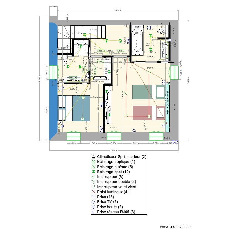 1er étage castro. Plan de 0 pièce et 0 m2