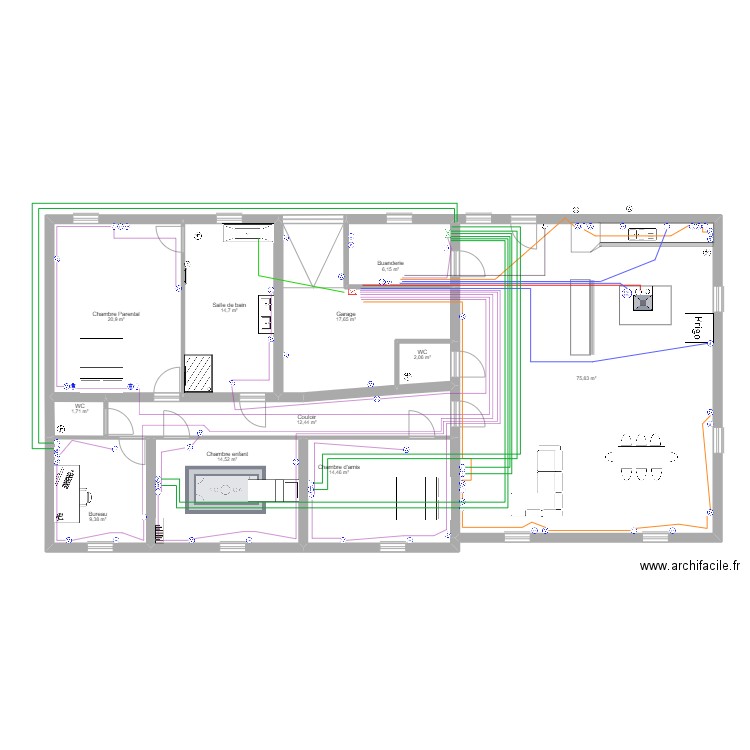 Vegas Pierre 2. Plan de 0 pièce et 0 m2