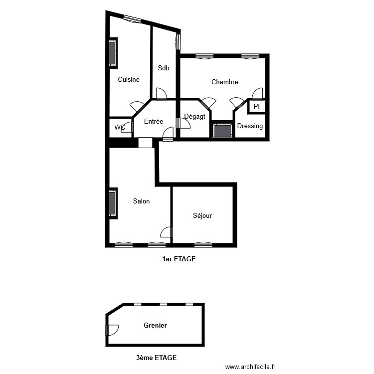 195308 LAURETTE. Plan de 0 pièce et 0 m2