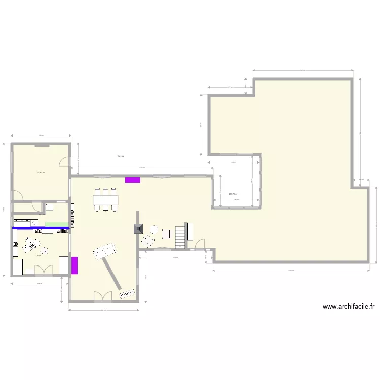 Le JARD Bureau PROJET general. Plan de 