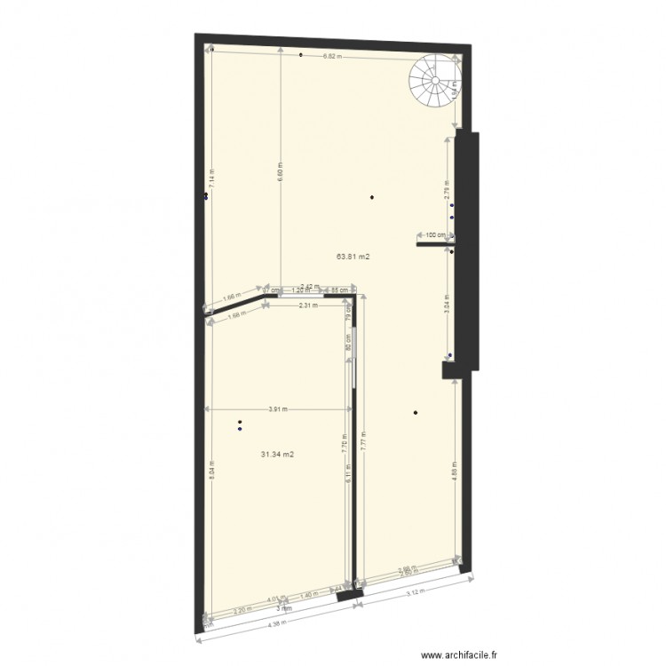 garlan vide. Plan de 0 pièce et 0 m2