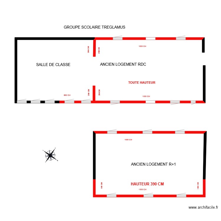 MAIRIE DE TREGLAMUS 4. Plan de 0 pièce et 0 m2