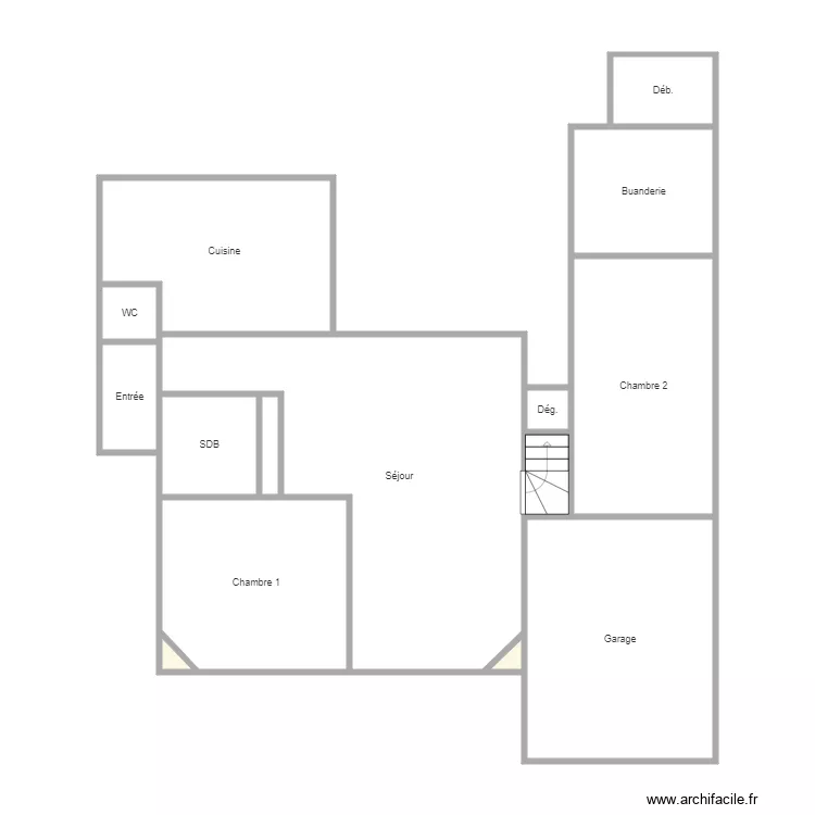 VILLEPARISIS Alsace Lorraine. Plan de 