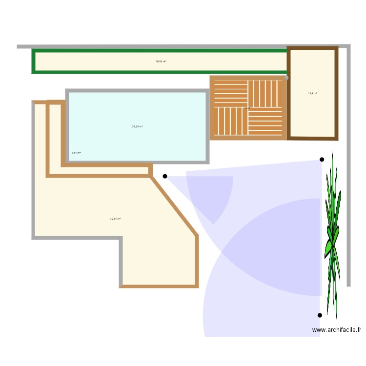 plan 1. Plan de 0 pièce et 0 m2