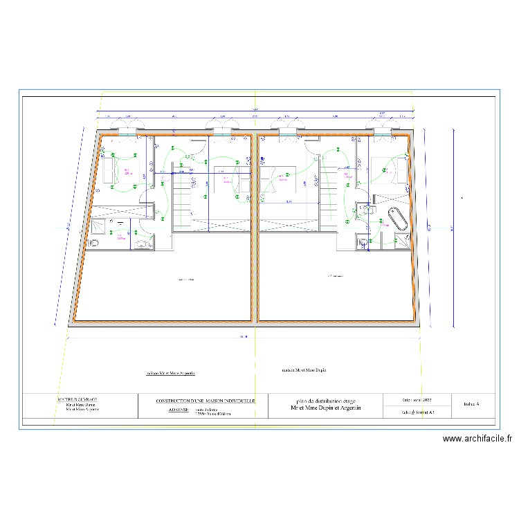 dolus etage . Plan de 0 pièce et 0 m2