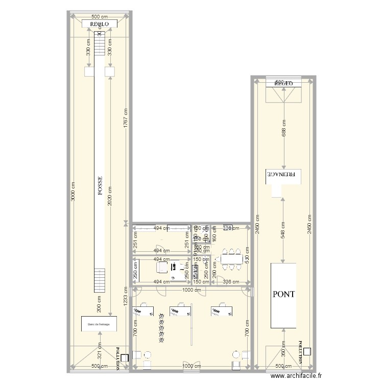 Centre PL test. Plan de 0 pièce et 0 m2