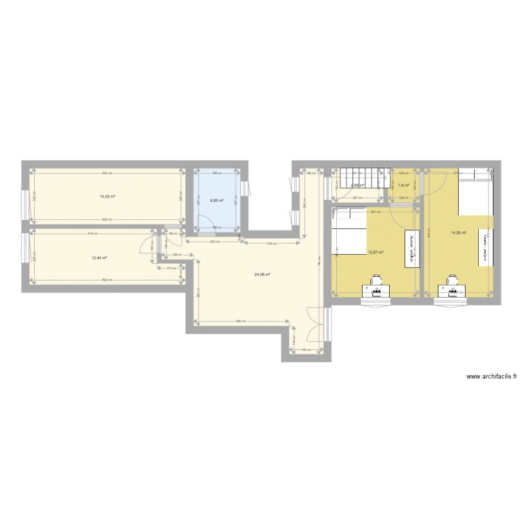 Király utca 94 Aménagement. Plan de 0 pièce et 0 m2