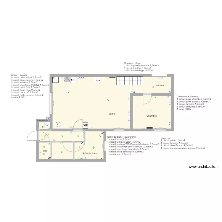 S&eacute;cheras &eacute;lectrique V5. Plan de 