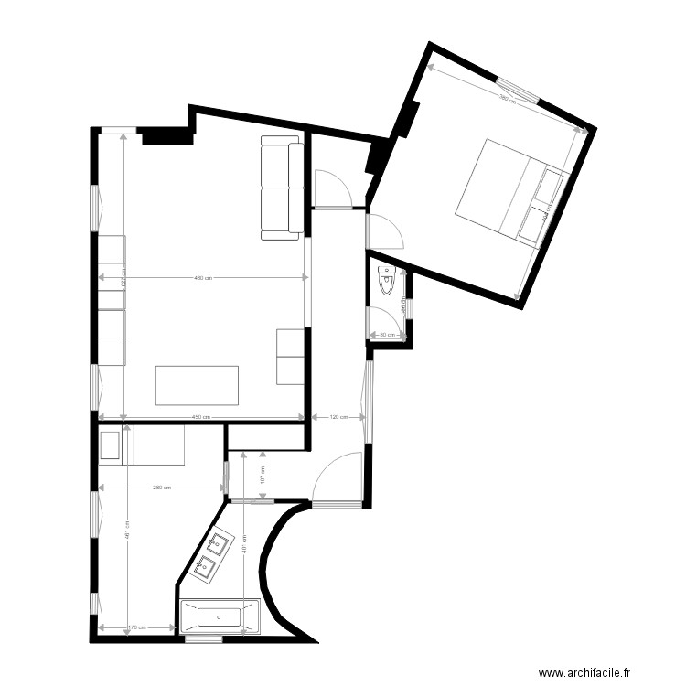 projet justine 2. Plan de 0 pièce et 0 m2