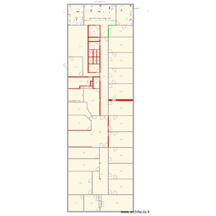 DR Etage Bat A V8. Plan de 0 pièce et 0 m2