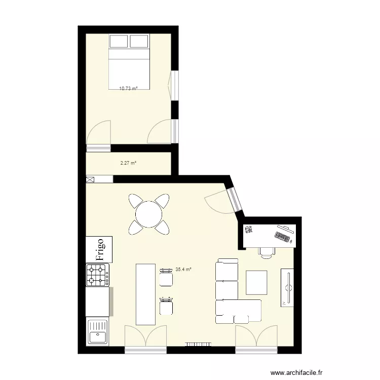 Studio perso. Plan de 