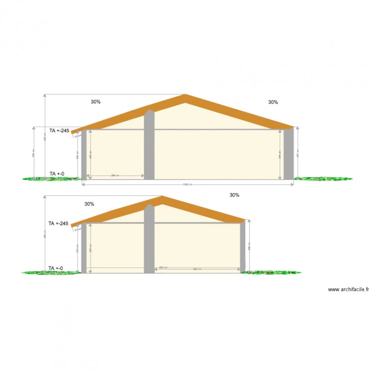 plan en coupe final 3. Plan de 0 pièce et 0 m2