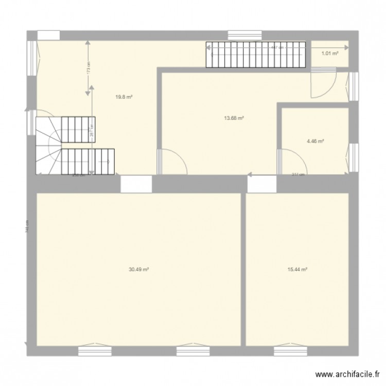 maison lafaurie 1er étage 2eme version. Plan de 0 pièce et 0 m2