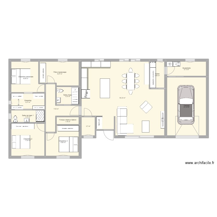 Maison Avo et Mamina 2. Plan de 0 pièce et 0 m2