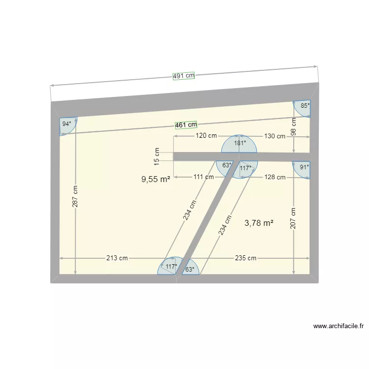 ESSAI ESCALIER. Plan de 