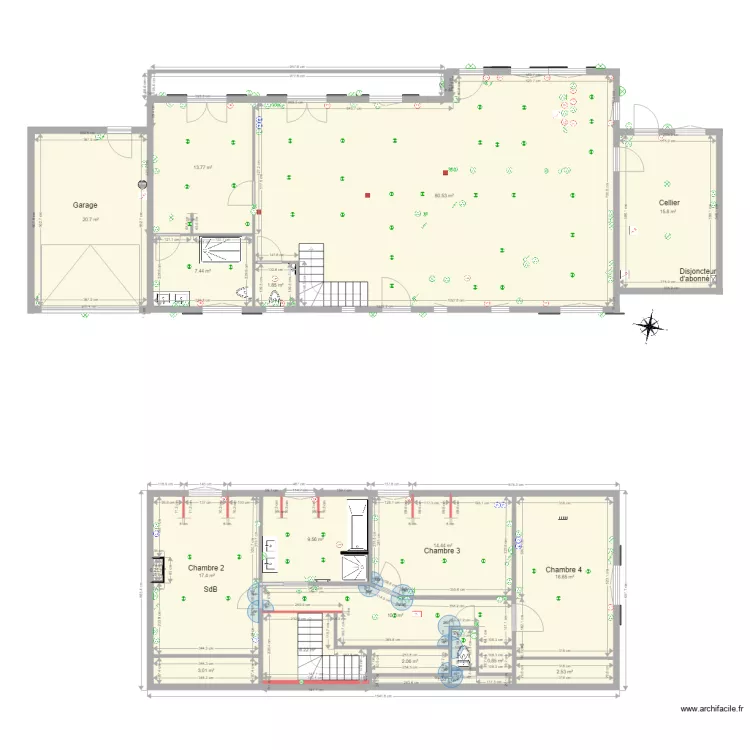Brefordes reafectation rdc. Plan de 