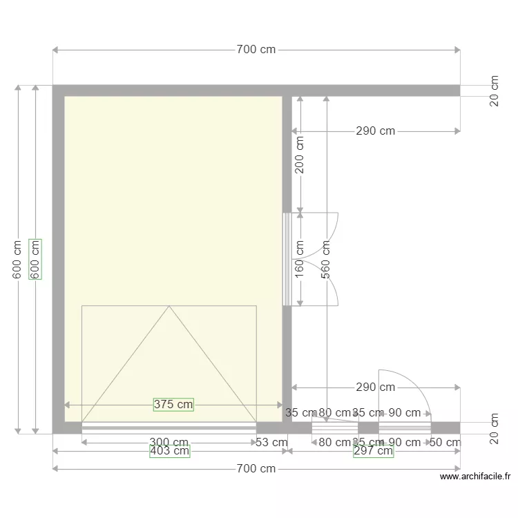 cotation garage 3. Plan de 