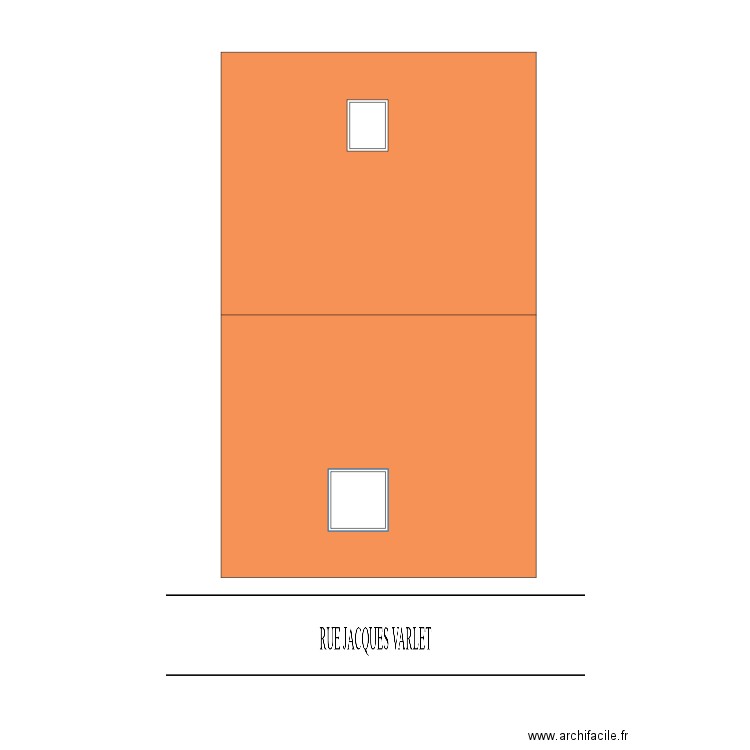 toiture après. Plan de 0 pièce et 0 m2