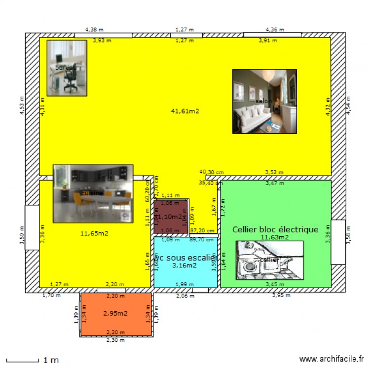 Habitation principale rénovée. Plan de 0 pièce et 0 m2