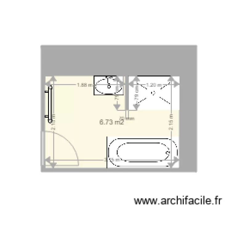 BUROT MICHEL. Plan de 