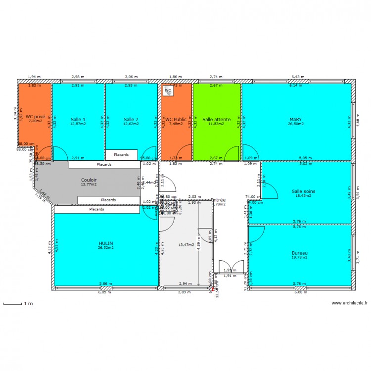 Centre médical st jean bis. Plan de 0 pièce et 0 m2