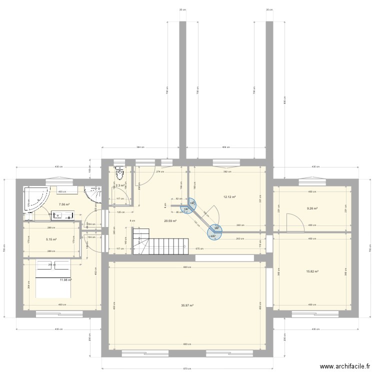 proj 1. Plan de 0 pièce et 0 m2