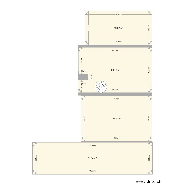 grenier 1. Plan de 0 pièce et 0 m2