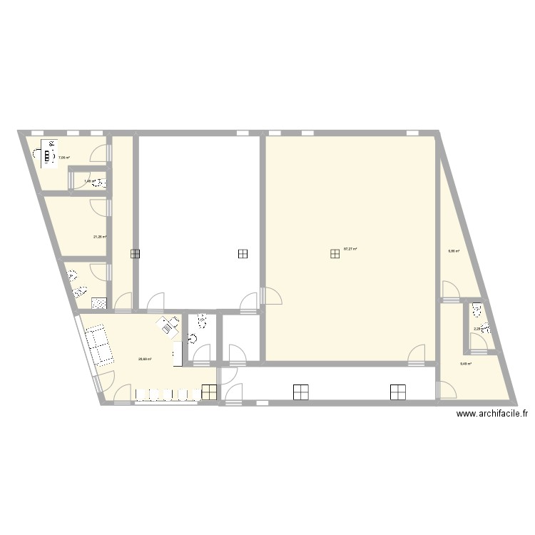 IMPACT SCHOOL version 1. Plan de 0 pièce et 0 m2